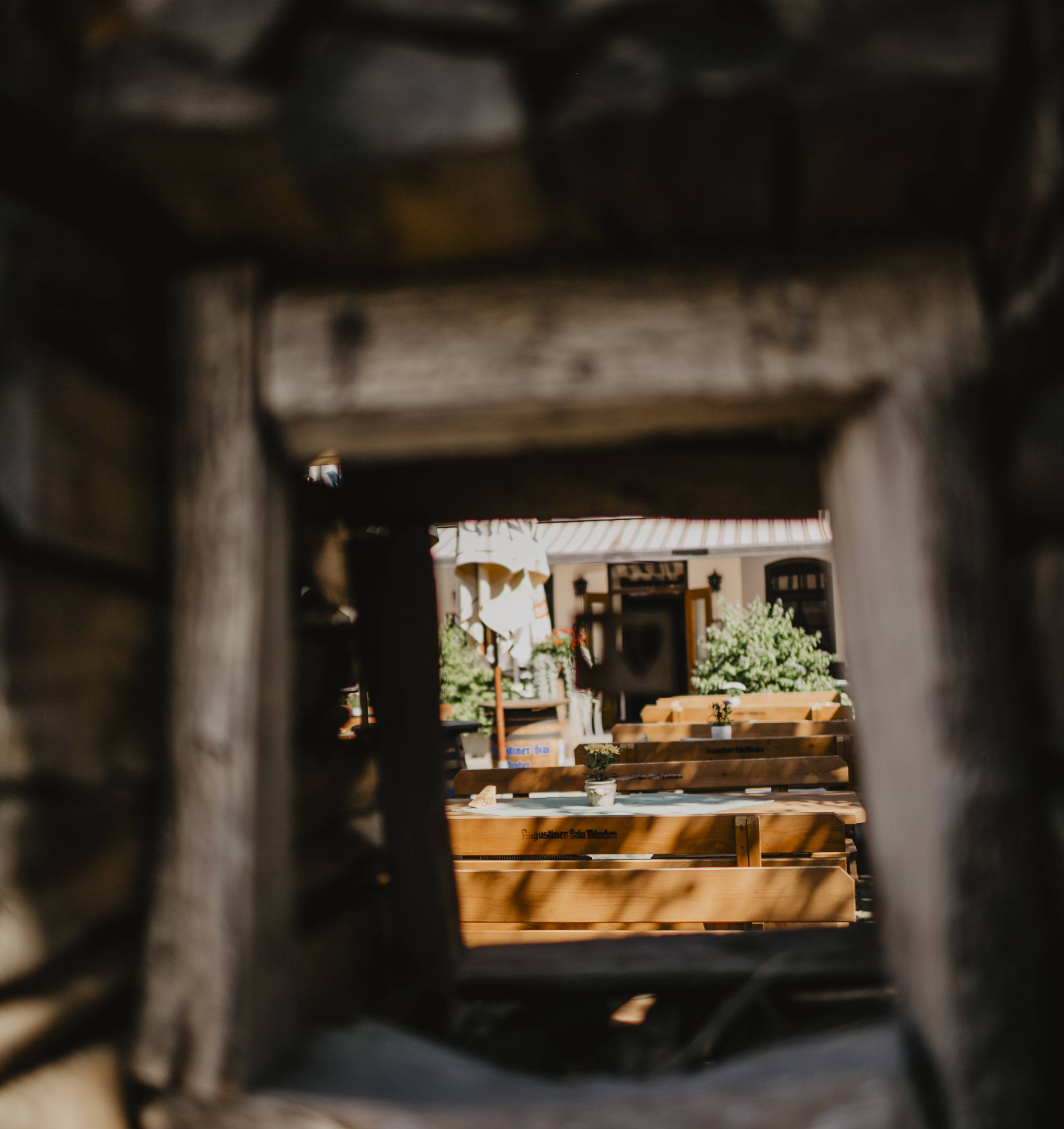 Biergarten im Weßner Hof